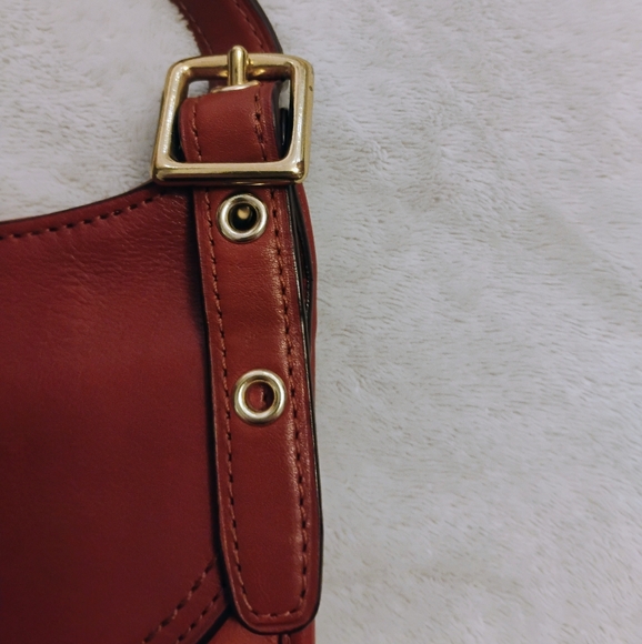 Coach Legacy Brown Leather Mini Saddle Bag - Picture 5 of 7